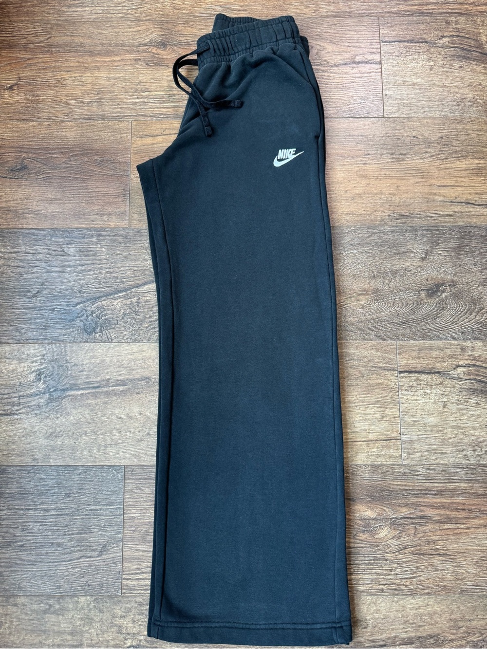 Nike Sportswear Phoenix Fleece Wide Leg Sweatpants Black Women’s Small - Picture 3 of 8